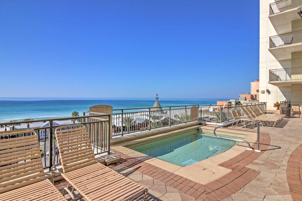 Chic Panama City Beach Condo With Pool And Gulf Views Exterior photo